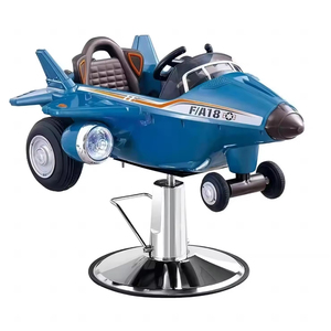 हेयरकट सैलून रोल प्ले करने के लिए समायोज्य बच्चों की हाइड्रोलिक नाई कुर्सी स्टाइलिस्ट सैलून फर्नीचर के लिए धातु निर्माण - Product Image 2