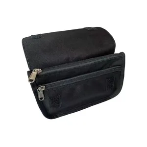 กระเป๋าใส่ดินสอผ้าพิมพ์ลายโน้ตดนตรีหลากสีสัน รูปสามเหลี่ยม พับได้สองชั้น สำหรับเด็กชาย/เด็กหญิง ของขวัญที่ดีที่สุด การ์ตูน 3 มิติ สำหรับเด็ก - Product Image 5