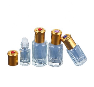 Botella de Vidrio Cuadrada de Alta Calidad de 3 ml y 5 ml con Rodillo de Acero y Bola de Vidrio - Product Image 2