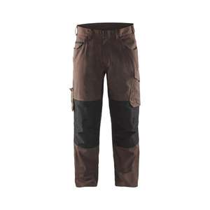 BLAKLADER - 149513307899D112 Service <b>trousers</b> with <b>stretch</b> Brown/<b>Black</b> - EAN 7330509552773 WORK <b>TROUSERS</b> CARGO WORK <b>TROUSERS</b> - Product Image 1