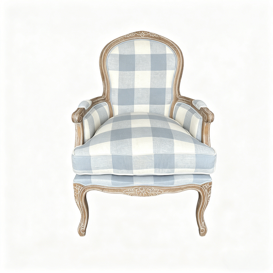 Blue & White Check