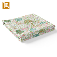 Échantillons Gratuits BILU - Tissu en Coton Personnalisé à Impression Numérique Style Rétro Baroque Fleur Années 80 pour Vêtements