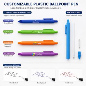 Bolígrafos de Plástico en Paquete al por Mayor para Promoción Escolar y Venta al por Menor, Regalo para Clientes VIP - Product Image 3