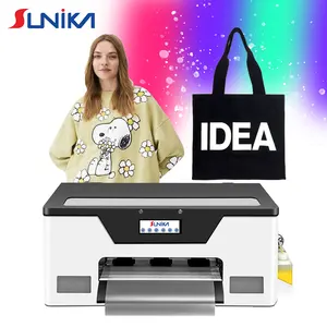 Sunika Industrial Small Dark Sweater Cotton Clothes DTF Printer Competitive Price For All T Shirt Cloth