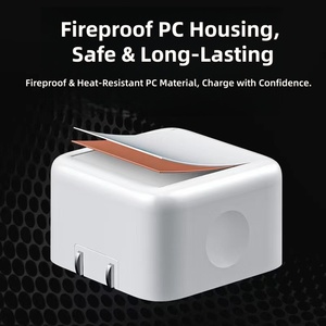 Chargeur rapide <span class=keywords><strong>USB</strong></span>-<span class=keywords><strong>C</strong></span> double port 40W 5V/3A 15A PD avec prise US/EU pour téléphone portable, ordinateur portable, écouteurs, design pliable et rétractable pour les voyages - Product Image 3