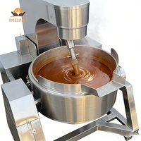 Marmite à Cuivre à Grande Capacité pour la Production de Bonbons au Caramel, Chaudière à Double Enveloppe, Machine de Cuisson pour la Transformation des Bonbons au Caramel
