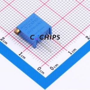 ตัวต้านทาน/โพเทนชิออมิเตอร์แบบปรับได้3296X-1-203ผ่านรูส่วนประกอบ (THT) ตัวต้านทาน20Kohm 10% - Product Image 1