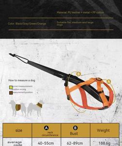 <span class=keywords><strong>Harness</strong></span> dada untuk anjing yang naik kereta luncur, tali pengikat anjing untuk lari di luar ruangan, tali pengikat anjing yang dipasang di kendaraan - Product Image 3