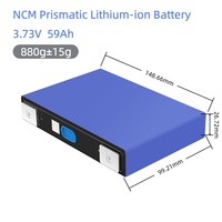 Celda de Batería de Iones de Litio Prismática M21 de Grado A, 3.73V 59Ah, Recargable, para Almacenamiento de Energía y Paquetes de Baterías para Vehículos Eléctricos