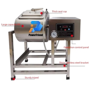 Hiệu suất cao hiệu quả thương mại cấp thịt Tumbler chân không marinator marinating máy - Product Image 2