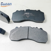 Plaquettes de frein SUCAN 200 000 kilomètres WVA29087 291714 29171 29095 Plaquettes de frein à disque pour Benz Volvo Scania MAN DAF SAF Rucks