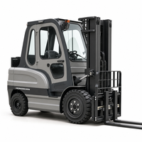 Chariot élévateur électrique au lithium 60V à économie d'énergie, capacité 1T 2T 3T, hauteur de levage 3m, déplaceur latéral, certifié CE, pour la logistique