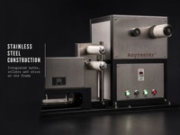 Machine de filature humide de laboratoire AT235 en acier inoxydable, équipement de filature de fibres, ligne de filature humide pour la recherche