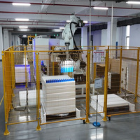 Lini Perakitan Paket Baterai Lithium Ion untuk Sistem Penyimpanan Energi Semi-Otomatis Efisiensi 8-10PPM Kompatibel 220V/380V