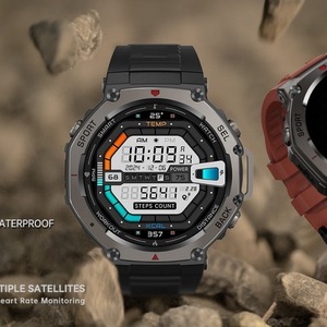 Montre connectée GPS DM58 avec écran AMOLED 1,43 pouces, étanche 5ATM, moniteur de fréquence cardiaque, analyse de santé par IA, 170 modes sportifs, unisexe, 11-30 - Product Image 2