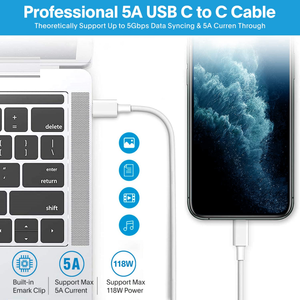 Nouvel Arrivage Adaptateur Secteur USB-C 118W à Charge Rapide pour Ordinateur Portable <span class=keywords><strong>MacBook</strong></span> <span class=keywords><strong>Pro</strong></span> et <span class=keywords><strong>MacBook</strong></span> Air 16 15 14 13 Pouces M1 M2 M3 M4 M5 - Product Image 5