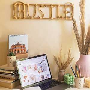 <span class=keywords><strong>Citazioni</strong></span> in vimini citazione appesa a parete naturale per feste di compleanno sala evento Design personalizzato su richiesta - Product Image 2