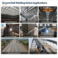 Robot de soudage à double rail à sept axes robuste avec contrôle automatique du mouvement pour la soudure de grandes pièces longues