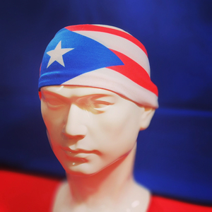 Cappelli da Tifoso, Cappelli da Pirata di Vari Paesi, Fascia per Capelli con Bandiera di Porto Rico - Product Image 1