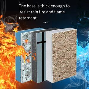 Panneau d'<span class=keywords><strong>isolation</strong></span> décoratif <span class=keywords><strong>pour</strong></span> mur extérieur, <span class=keywords><strong>plaque</strong></span> intégrée spéciale ignifuge et thermiquement isolante <span class=keywords><strong>pour</strong></span> la décoration des murs extérieurs - Product Image 3
