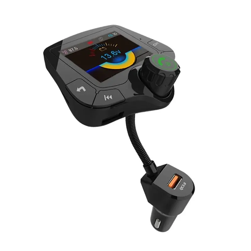 Auto electronics car radio bluetooth Large Screen Dual USB Car Charger A2DP FM Transmitter Car Mp3 player