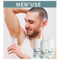 Déodorant anti-transpirant format voyage mini 50g en stick sans aluminium, personnalisable OEM, marque privée, naturel, à base de plantes, longue durée, usage quotidien