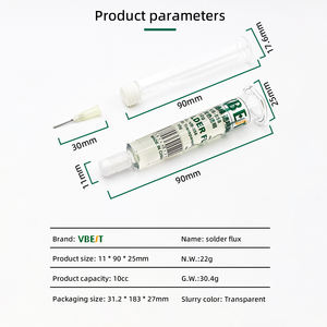 BST-558 Solder fluks tanpa bersih 10cc besi Solder las fluks pasta Solder perbaikan elektronik konsumen untuk ponsel LED BGA SMD <span class=keywords><strong>PGA</strong></span> - Product Image 5