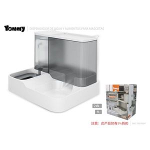 Distributore automatico di acqua e cibo per animali domestici Yommy da 1,5L e 1L per cani e gatti - Product Image 4