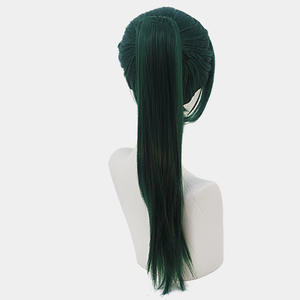 Perruque Anime Jujutsu Kaisen <span class=keywords><strong>Zenin</strong></span> <span class=keywords><strong>Maki</strong></span> Vert foncé Tigre Bouche Clip Cosplay Couvre-chef en fibre synthétique - Product Image 5