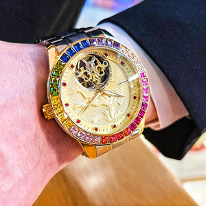 Orologio da Polso Meccanico Automatico di Alta Gamma con Tourbillon, <span class=keywords><strong>Magnifico</strong></span> e Lussuoso per Affari e Casual - Product Image 1