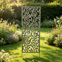 Panneau décoratif en fer antique fait main de qualité supérieure pour cour, ornement de jardin vintage