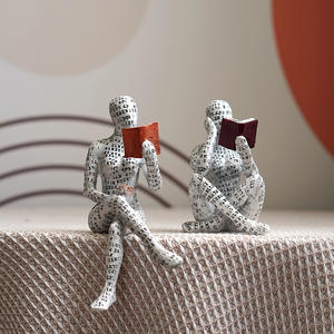 Abstract paard/olifantvormig modern kunstbeeld in Europese stijl, hars, huisdecoratie, relatiegeschenk, model - Product Image 3