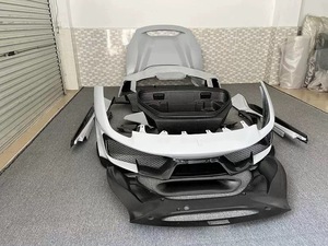 Kit de carrocería estilo P de fibra de carbono seco de alta calidad para <span class=keywords><strong>Ferrari</strong></span> <span class=keywords><strong>488Gtb</strong></span>/Spide difusor de parachoques delantero y trasero Spoiler Hood - Product Image 6