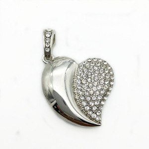 Encantadora forma de corazón agradable cristal USB flash drive beso USB Flash Drive para mujeres - Product Image 2