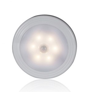 EGH Indoor Top Quality Moving 6 Led Motion Cabinet Night Lamp Batteries Powered Led <b>Sensor</b> Night <b>Light</b> - Product Image 2