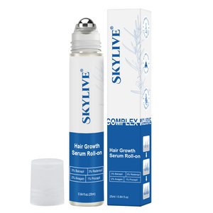 25ml Cheveux Sérum Nourrissant Roll-on Huile Essentielle De Romarin Améliorant Le Cuir Chevelu Nourrissant Renforçant La Racine Des Cheveux Produits De Soins Des Cheveux - Product Image 6