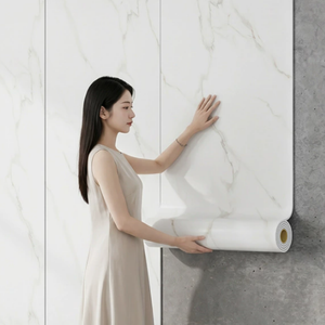 Papel Tapiz Decorativo para Pared con Diseño Geométrico <span class=keywords><strong>de</strong></span> Vinilo PVC Impermeable Personalizado en 3D <span class=keywords><strong>de</strong></span> Star Leader, Garantía <span class=keywords><strong>de</strong></span> 1 Año, Fácil Instalación - Product Image 5