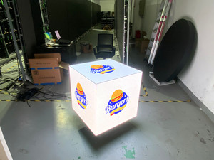 Pantalla LED Publicitaria Comercial Personalizada, Pantalla LED Cúbica para Interiores, Cubo <span class=keywords><strong>Rubik</strong></span> P2 - Product Image 6