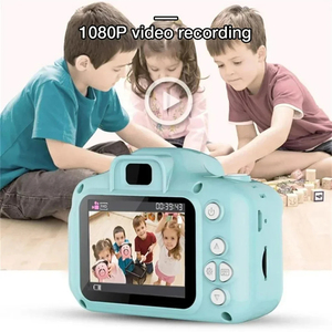 Children Photography Camera HD CMOS Sensor <b>Mini</b> Digital Camcorder Dual Lens Selfie Video Toy Device With Music Game - Product Image 2