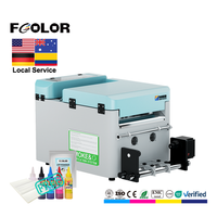 Machine à secouer la poudre DTF Fcolor, nouvelle imprimante numérique DTF pour films PET, machine à secouer la poudre DTF à fusion à chaud pour imprimante DTF