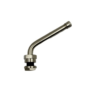 <span class=keywords><strong>Valve</strong></span> de pneu de camion et d'autobus KAISHENG TR555D, chromée, sans chambre à air, état neuf, tiges en laiton métallique, bouchons et adaptateurs - Product Image 1