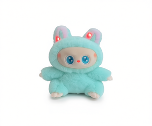Giocattolo di peluche Labub con espressione facciale, occhi lampeggianti e luminosi per bambini dai 4 ai 6 anni - Product Image 1