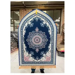 Offre Spéciale <span class=keywords><strong>pour</strong></span> adulte tapis de prière Ramadan Sajadah musulman Portable doux islamique cadeau articles Tapis De Priere Islam - Product Image 1