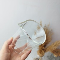 Pot à bougie en verre borosilicate à double paroi fait à la main, 11 oz, résistant à la chaleur, décoration de luxe pour la maison, récipient pour bougies parfumées