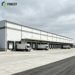 Entrepôt de stockage commercial modulaire en acier sur mesure, à haute hauteur, pour la logistique industrielle lourde - Product Image 1