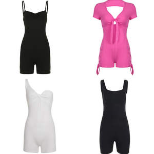 Sudadera Casual de Yoga para Mujer, Liquidación a Bajo Precio, Básica, Sin Espalda, Ajustada, para Gimnasio, Correr, Verano, Transpirable, de Secado Rápido, Cuello en V - Product Image 1