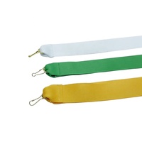 Courroie de cou personnalisée avec clip E-Magic Factory en polyester et nylon uni de couleur unie pour médailles