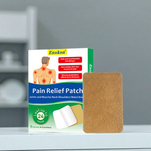 Patch de soulagement de la douleur à base d'ingrédients naturels de marque privée, pour le dos, le cou, les épaules, les genoux, les douleurs musculaires, sans danger pour la peau, céramique à infrarouge lointain - Product Image 1