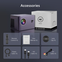 Projecteur de cinéma maison AOKANG Mini 4K Android 12 3D Ready Auto Focus Smart BT Wi-Fi Full Hd Proyector