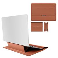 Sac de transport pour ordinateur portable en cuir PU, modèle personnalisé très demandé, pour MacBook 13 15 pouces M1 A2337 M2 A2681, avec support, pour hommes et femmes